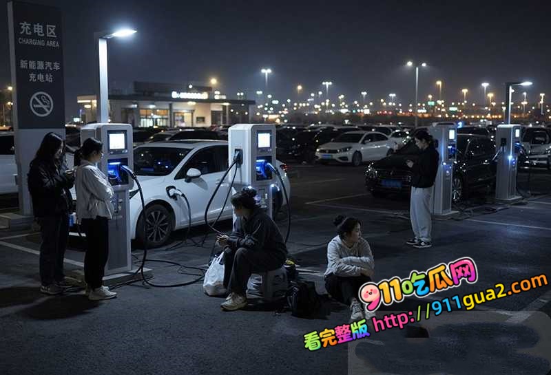 充电媛新能援 蹲桩搭讪车主被扒 车在充电人在车震 照片7