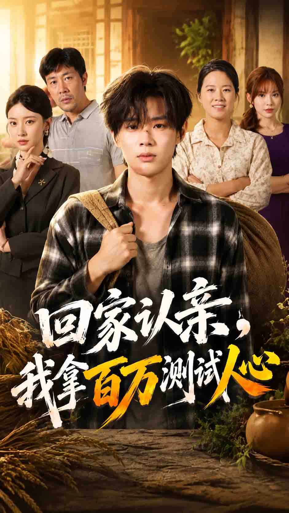 回家认亲，我拿百万测试人心 的封面