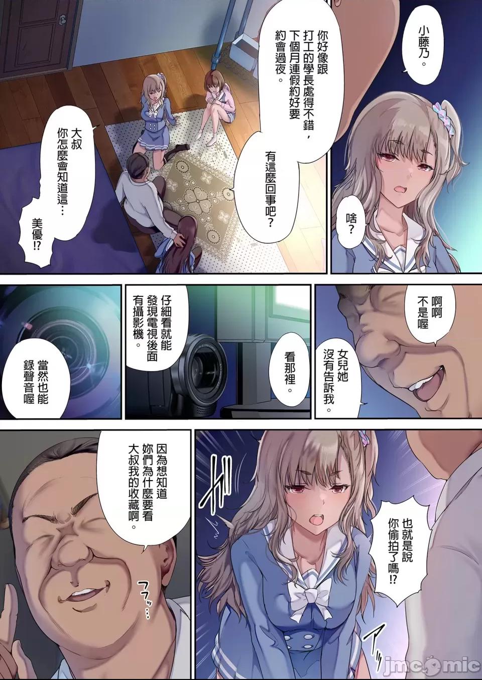 和朋友在寢室內盡情玩耍(1) [規制当局 (リヒャルト・バフマン)] パパの寝室は娘友達のたまり場 (1) [無修正] [DL版] 第1话，第 8 页