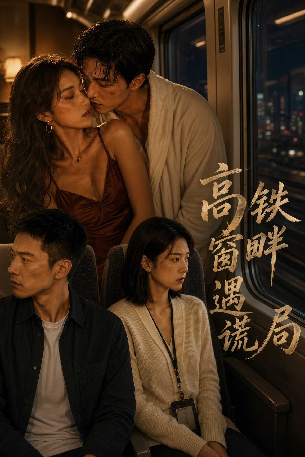 高铁窗畔遇谎局 的封面