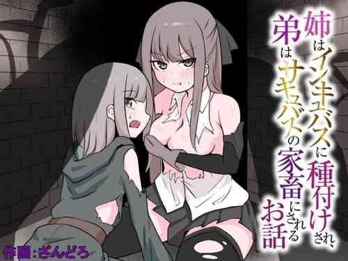 [ぱ～みっしょん (ざんどろ)] 姉はインキュバスに種付けされ、弟はサキュバスの家畜にされるお話 [中国翻訳] [DL版] 的封面