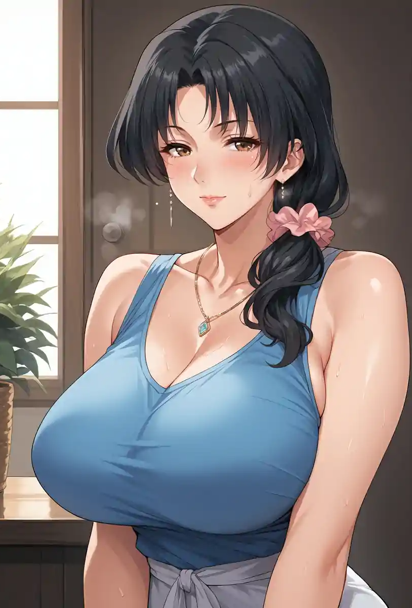 在全家人旁边和老妈的暧昧 포스터
