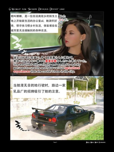 Poster for G-World for Skyrim Devious Device  牛奶 mod 经济