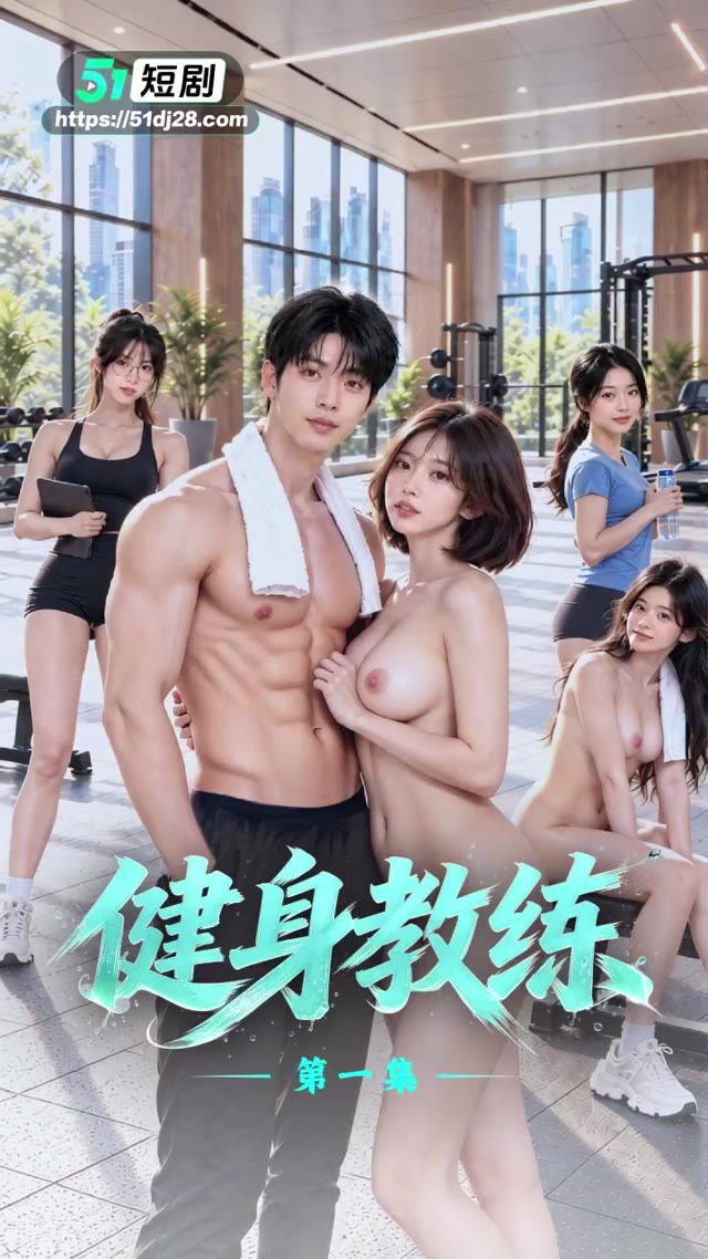AI成人短剧 漫画原著健身教练 1-2 帅气男主带女会员开房进行激烈的肉欲交合