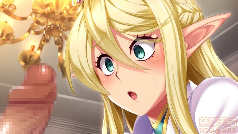 [ルネ] 巨乳エルフ母娘催眠 「はい……人間様のオチ○ポを母娘でしゃぶらせていただきます……」, 페이지 493
