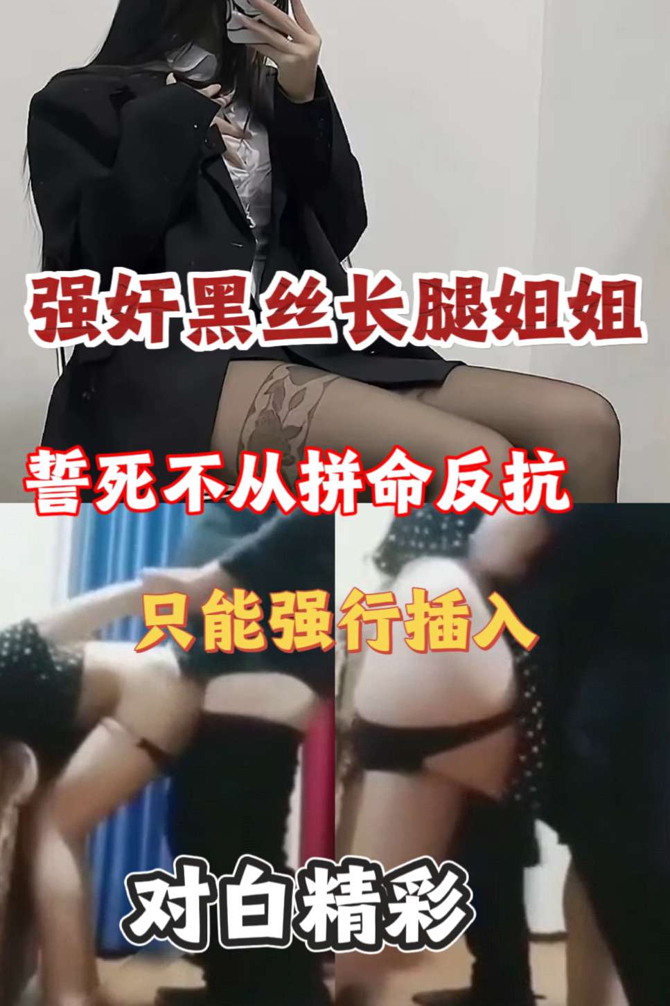 โปสเตอร์สำหรับ 抖音风强上黑丝姐姐