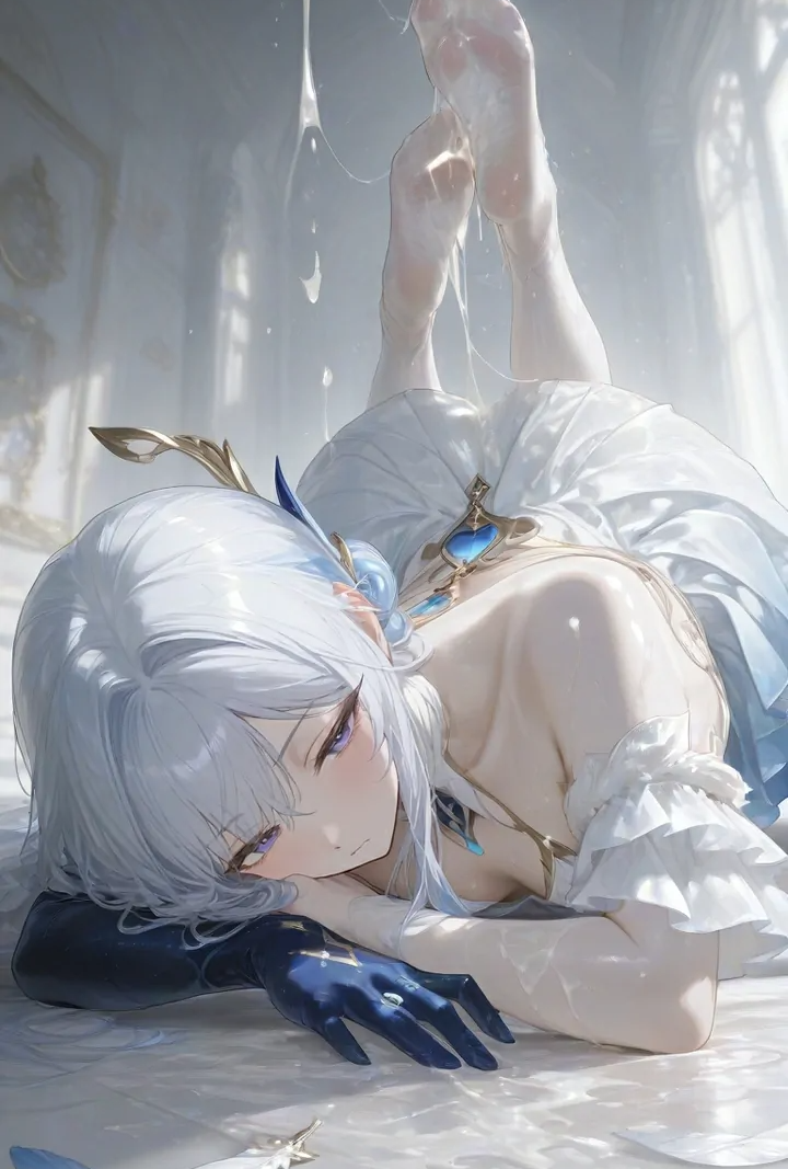 霜铃与天鹅：在冰神母亲的严苛教导与身体纠缠下，我与奥黛塔的边界与信任的恋爱 포스터