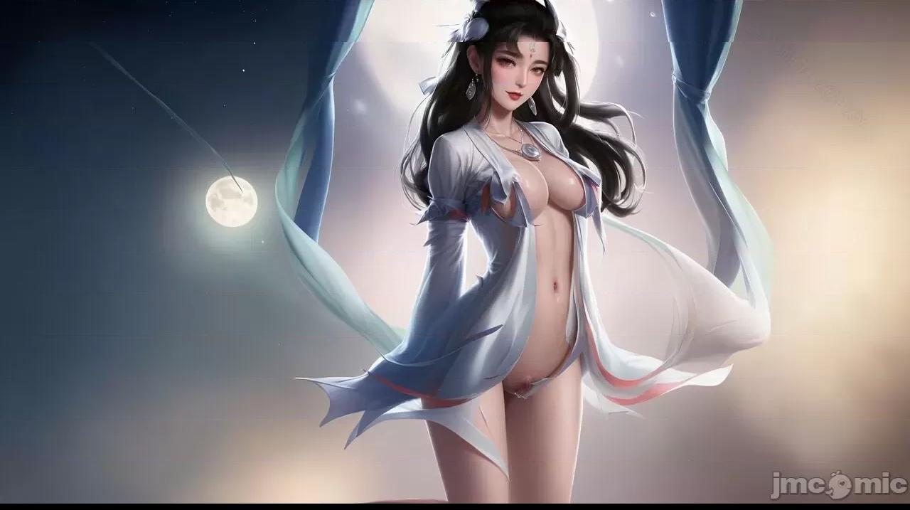 王者 嫦娥 如梦令s1-1 [AI Generated] 第1话，第 44 页