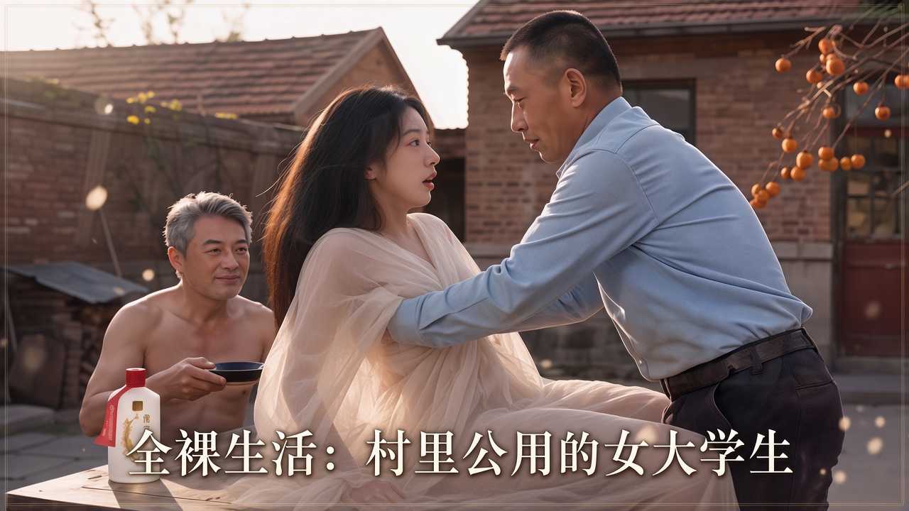 Плакат для 全裸生活：村里公用的女大学生