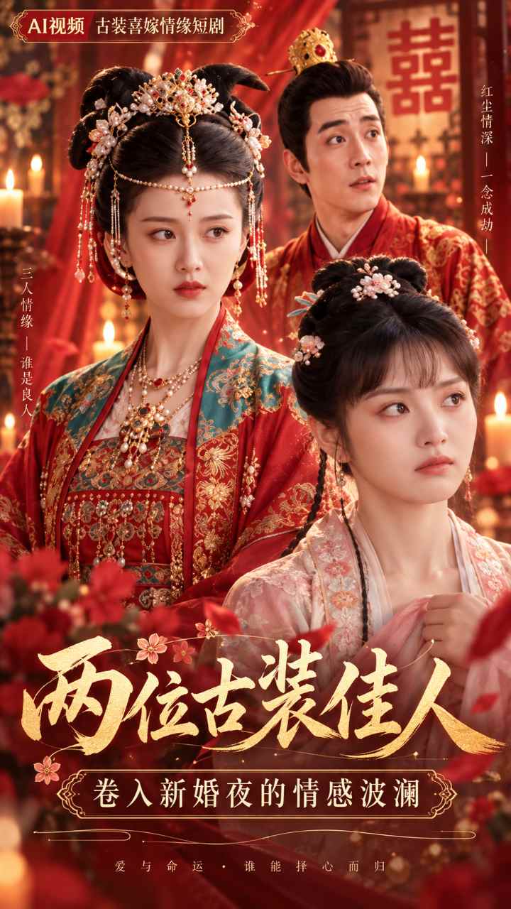 两位古装佳人卷入新婚夜的情感波澜
