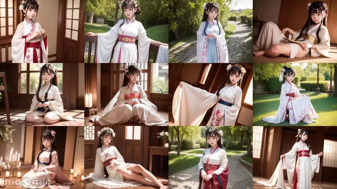 [AI Generated]-AI girl -Hanfu01 第1话，第 4 頁