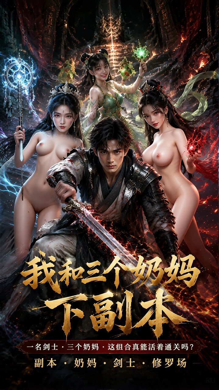 โปสเตอร์สำหรับ 我和三个奶妈下副本
