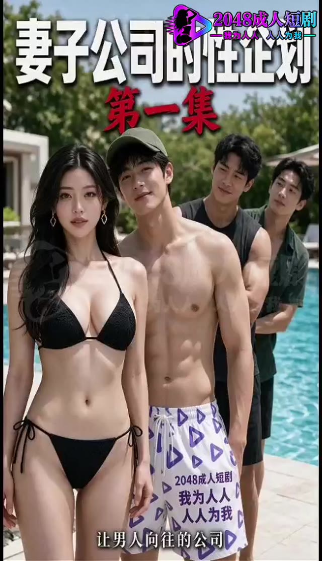 AI成人短剧 妻子公司的性企划 第1集 泳池别墅团建沦为高层围观人妻肉欲盛宴