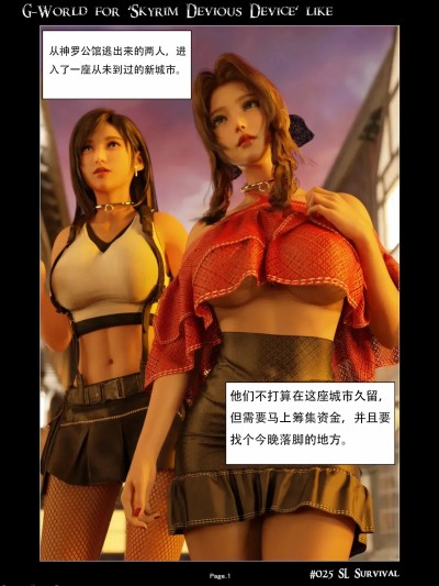 [无名群友机翻][gachidom] G-World for 'Skyrim Devious Device' like #025 Sexlab Survival のポスター