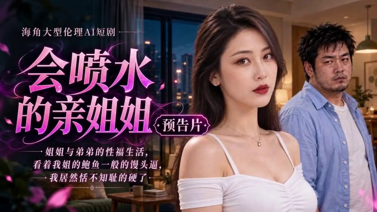AI成人短剧 会喷水的亲姐姐 第1集 姐姐致命的诱惑与激情交合后的汁水四溢