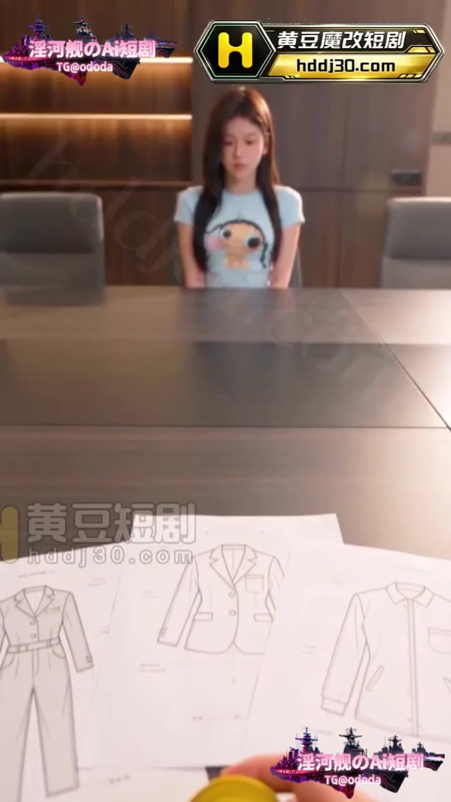 AI成人短剧 我在办公室被她们榨干 第6集 测量工作服尺寸引发职员间的肉欲博弈