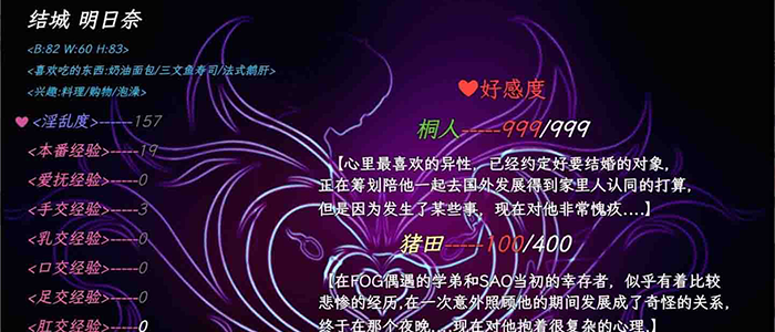 这是一款SAO同人题材的究极绿帽RPG角色扮演游戏。 3