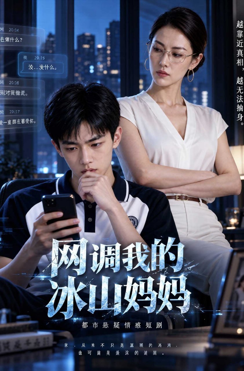 AI成人短剧 网调我的冰山妈妈 第9集 冰山女高管深夜沦为儿子专属玩物