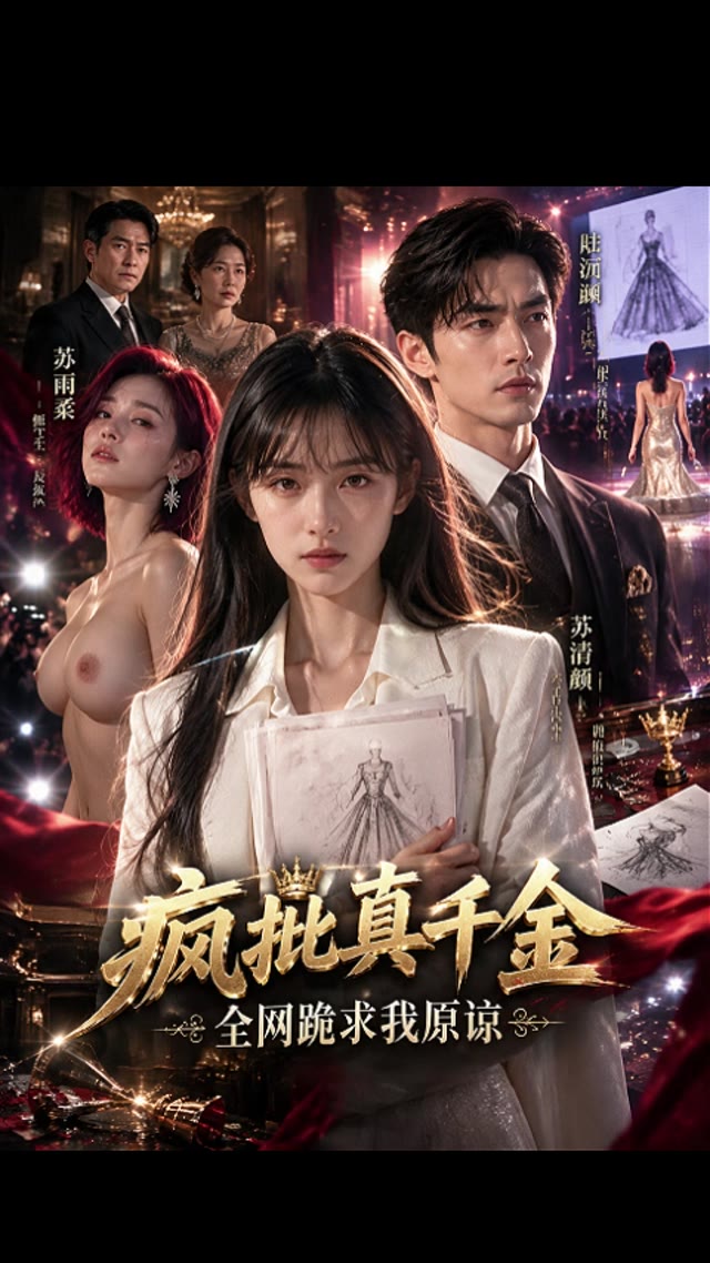 AI成人短剧 疯批真千金全网跪求我原谅 第1集 假千金骑在助理身上下达荒唐命令