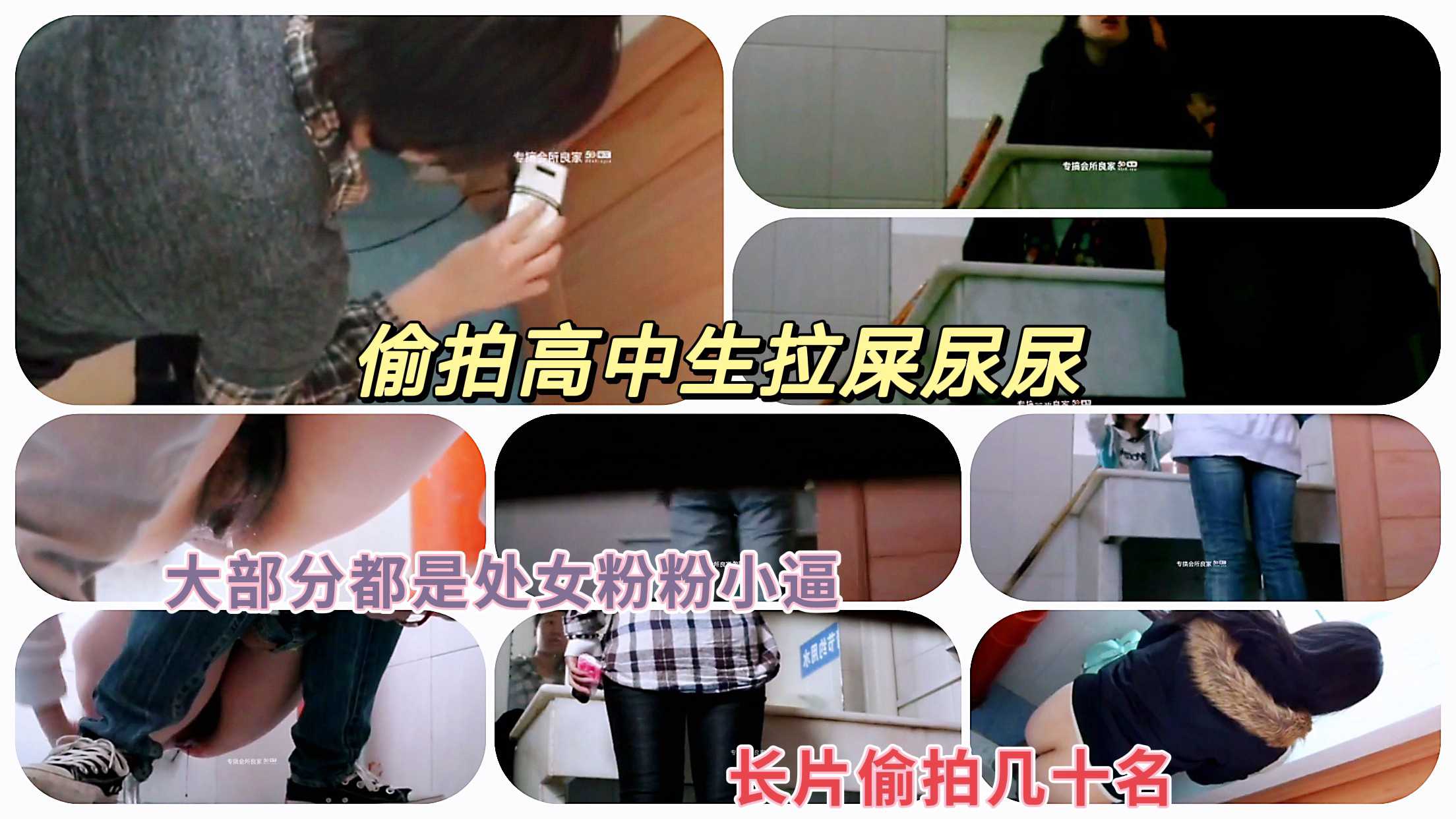 偷拍高中生拉屎尿尿，基本都是小处逼，几十名学妹，一饱眼福 포스터