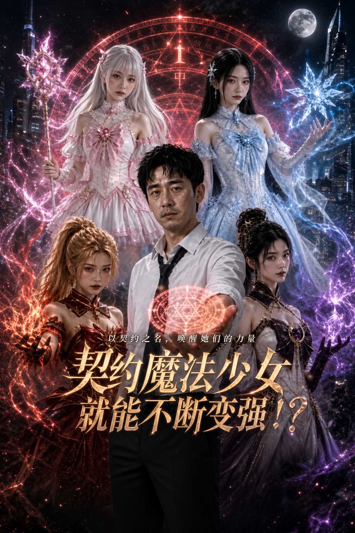 โปสเตอร์สำหรับ 契约魔法少女就能不断变强