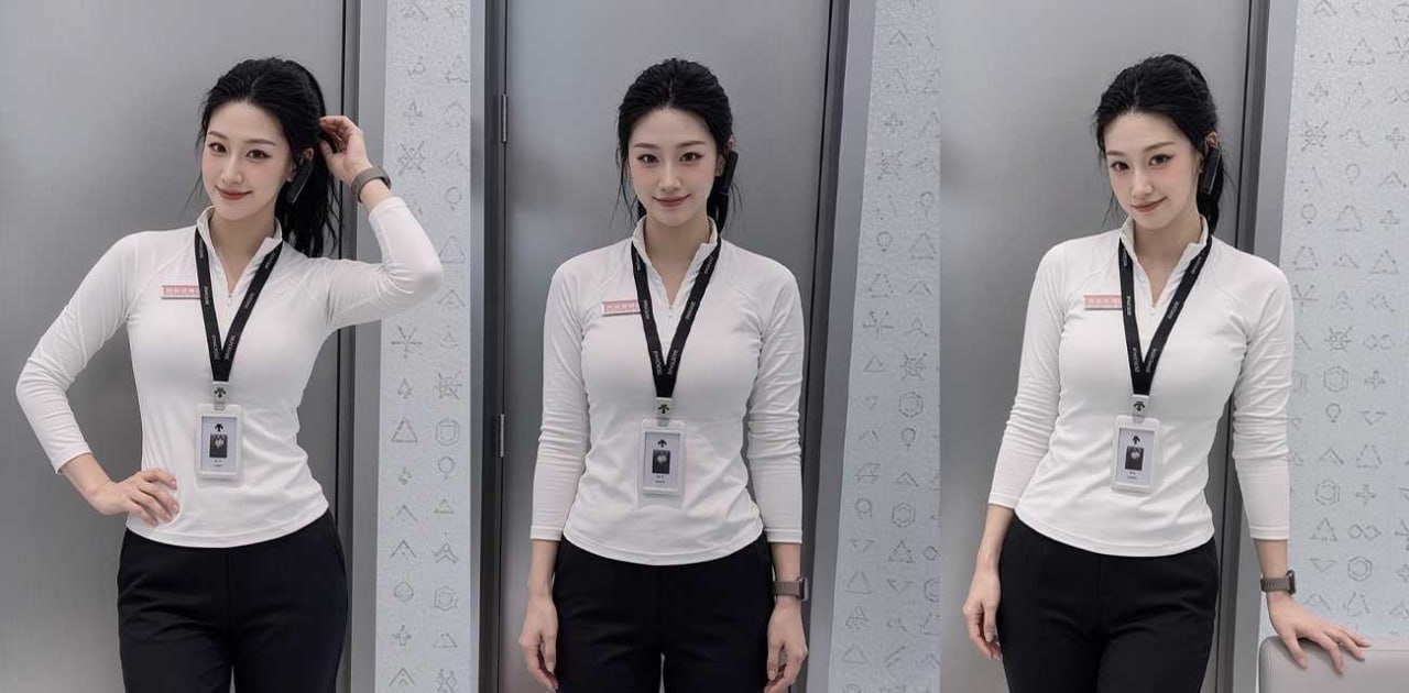 AI成人短剧 迪桑特气质女郎试衣间的故事 第1集 狭小空间内的撞见无声激情红脸的肉欲交合