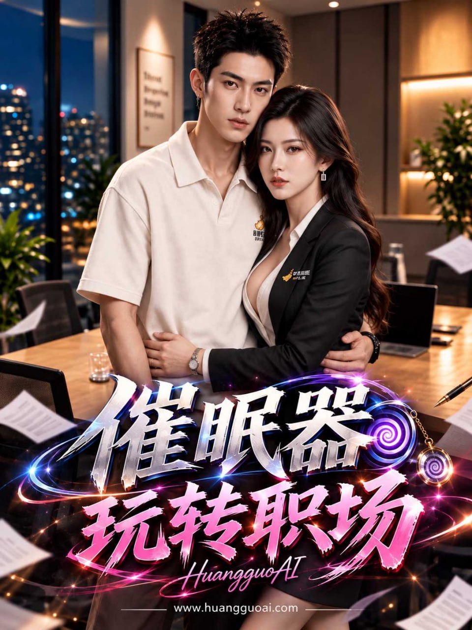 AI成人短剧 催眠器玩转职场 1-3集 职场白领意外获得催眠怀表玩弄同事