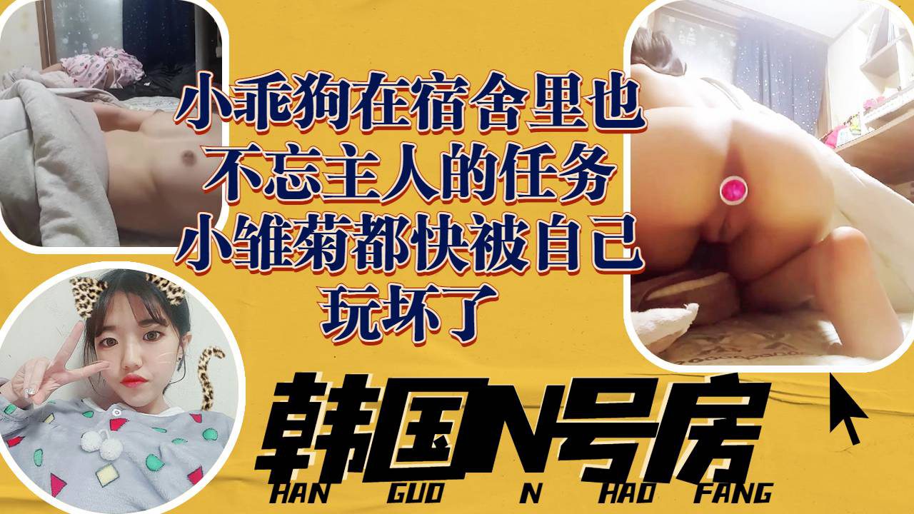 โปสเตอร์สำหรับ 小乖狗在宿舍里也不忘主人的任务小雏菊都快被自己玩坏了