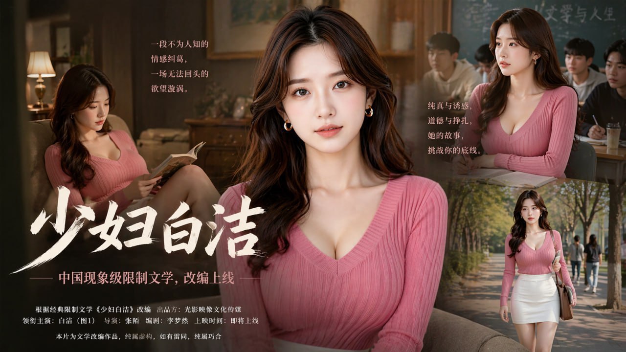 AI成人短剧 少妇白洁 第27集 校园职工升职规则下沦为权贵肉欲交换的牺牲品