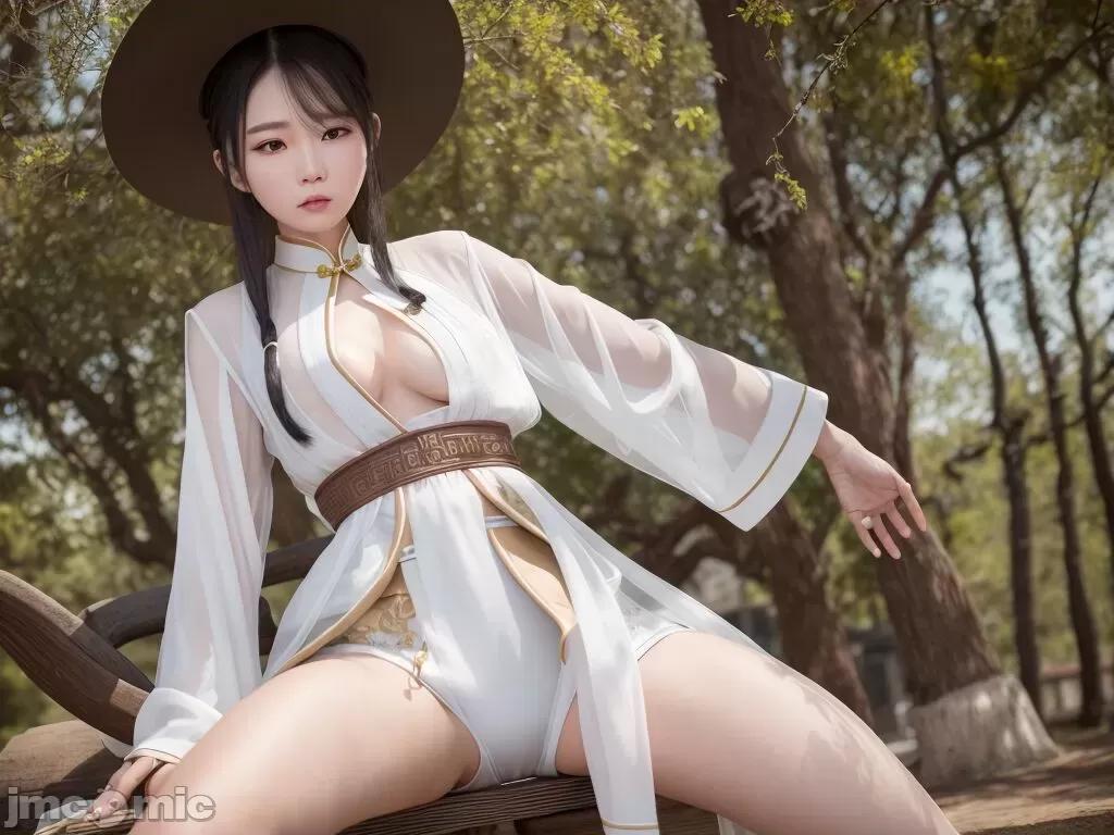 [AI Generated]-AI girl -Hanfu01 第1话，第 55 页