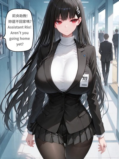Плакат для [八可可 Barcoco] Tsukatsuki Rio 調月莉央 x BBC 2 [AI Generated]