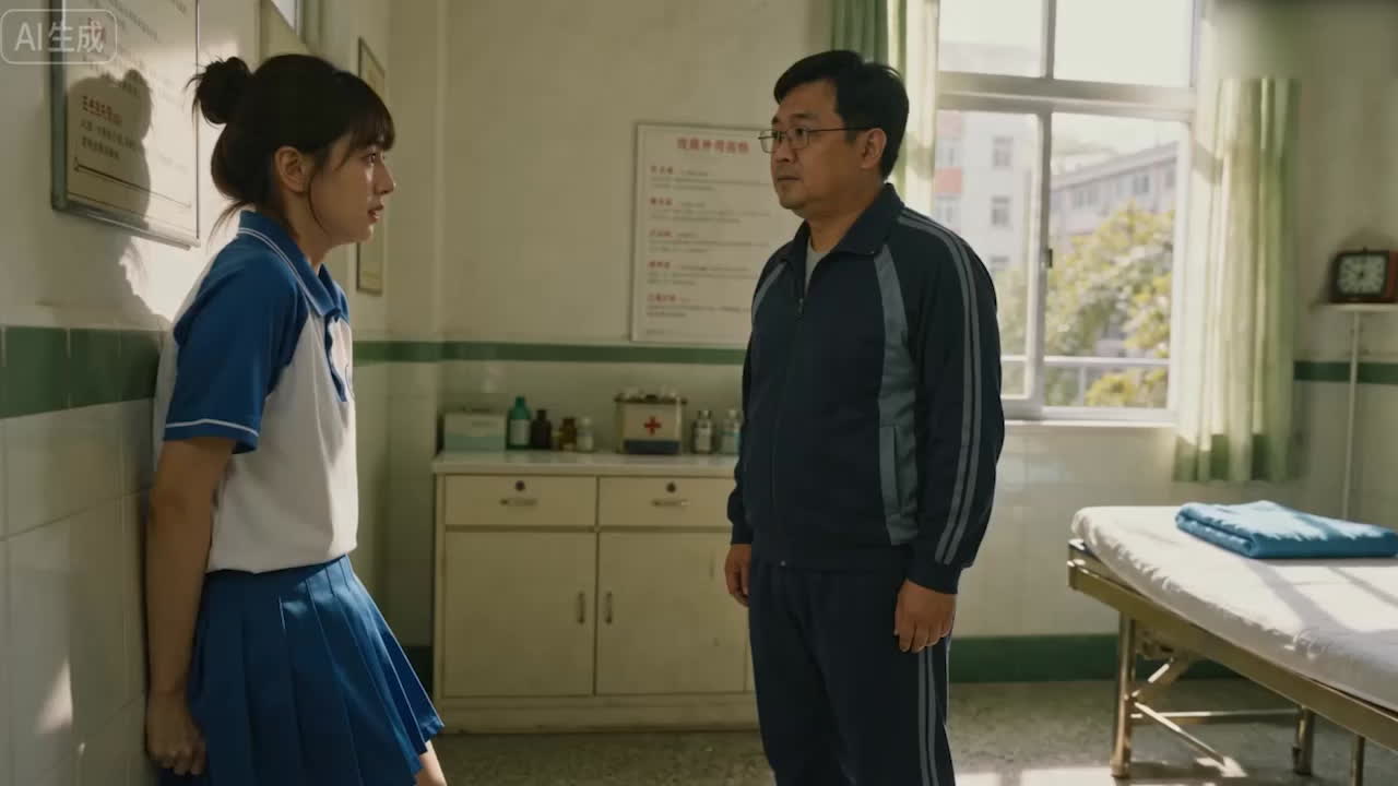 AI成人短剧《高三爱情故事》昧昧小怡篇 校园楼梯激情拥吻 榻榻米上三人性爱！-黑料网