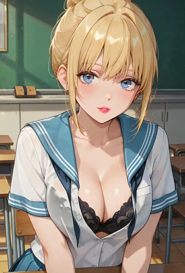 外表高冷的校园女神是我的痴女舔狗 のポスター