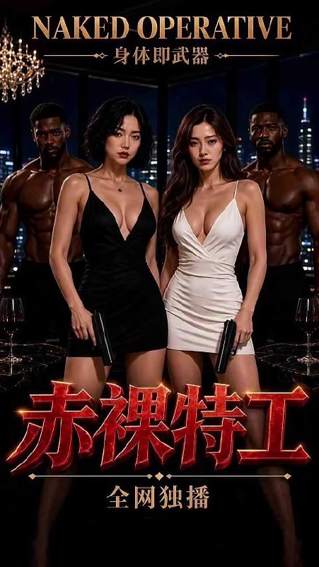 AI成人短剧 赤裸特工 3-4 姐妹花在特训营成人礼中沦为黑人男子的发泄工具