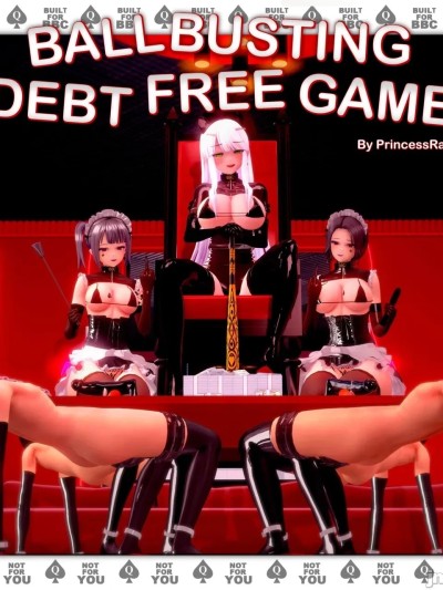 [闲的没事干AI翻译][Princess Raphy] Ballbusting Debt Free Game!Uncensored] 的封面