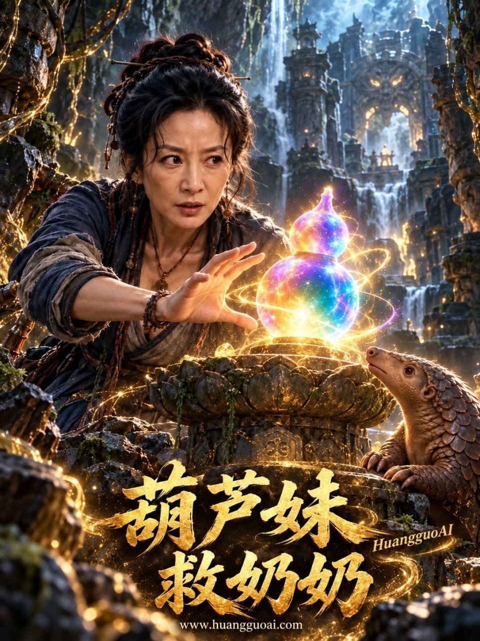 AI成人短剧 葫芦妹救奶奶 1-4集 熟女葫芦妹在幽暗山谷中通过肉欲救赎奶奶