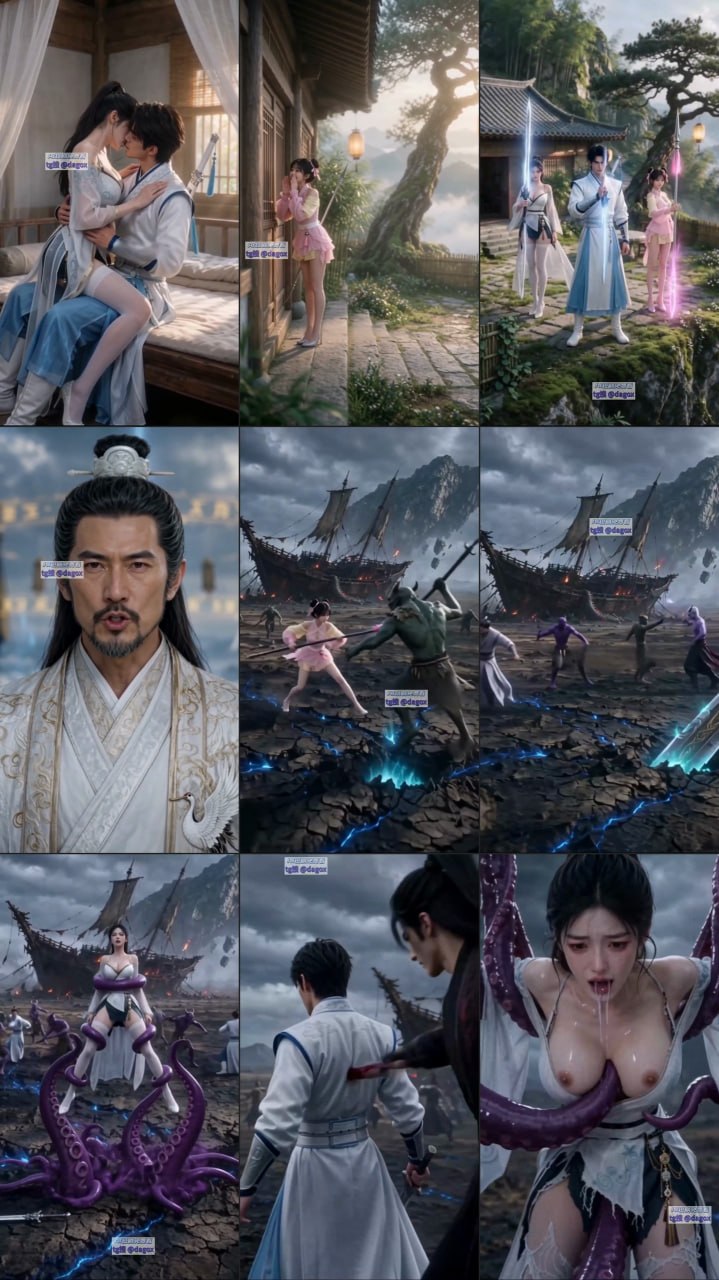 AI成人短剧 八荒美色录 第1集 具灵期剑修陈悦达身陷魔教围攻与肉欲深渊