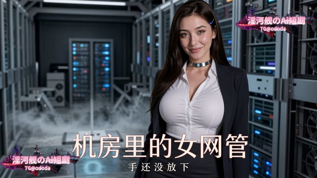 AI成人短剧 机房里的女网管 第1集 狭小闷热机房内男女员工独处引发情欲碰撞