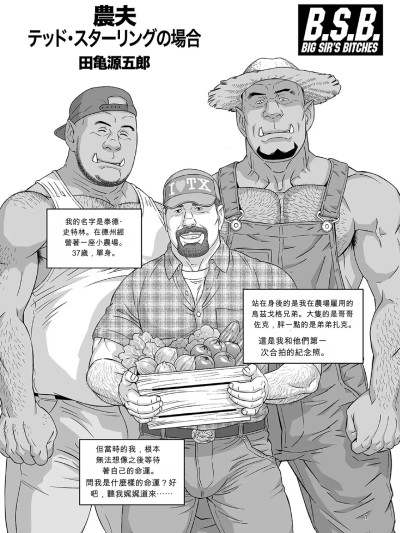 Poster for 農夫 泰德‧史特林的案例 [田亀源五郎]BSB：農夫 テッド スターリングの場合[中国翻訳]