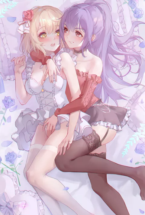 关于我们明明是百合恋人却总被男人强奸这件事 포스터