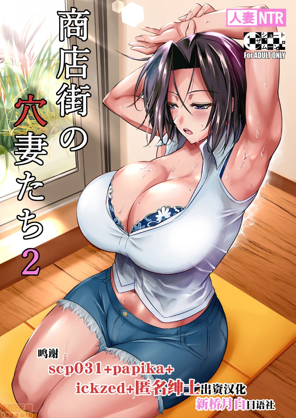 [新桥月白日语社] (C98) [シュート・ザ・ムーン (フエタキシ)] 商店街の穴妻たち2，第 1 页