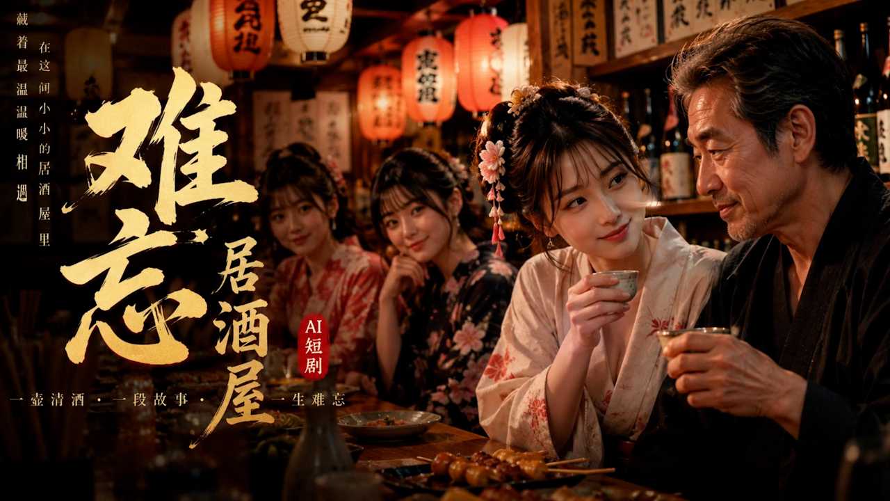 【AI短剧】难忘居酒屋 포스터
