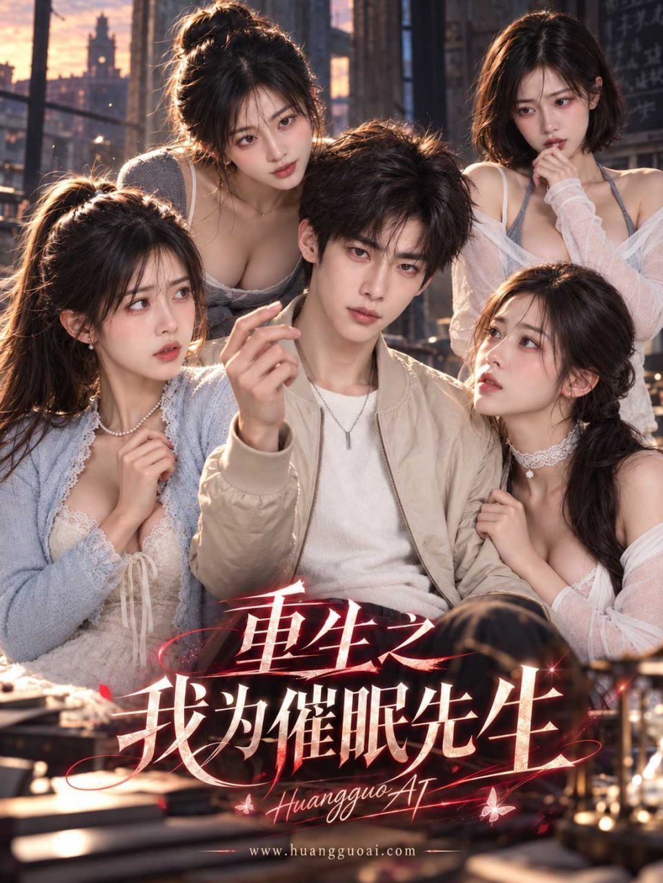 AI成人短剧 重生之我为催眠先生 第1集 重生后觉醒催眠异能对校花与便利店女店员施加服从暗示