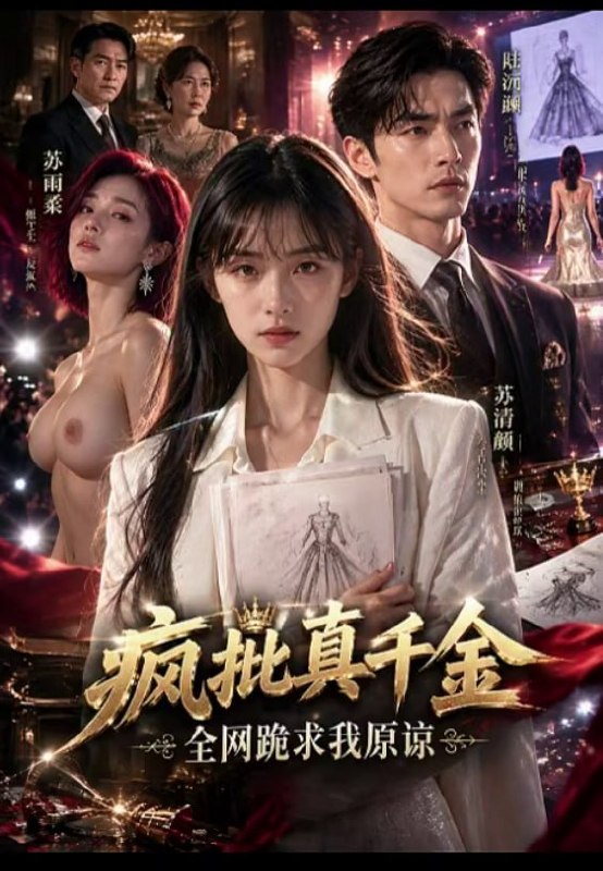 AI成人短剧 疯批真千金全网跪求我原谅2-3 假千金骑在助理身上索要热搜