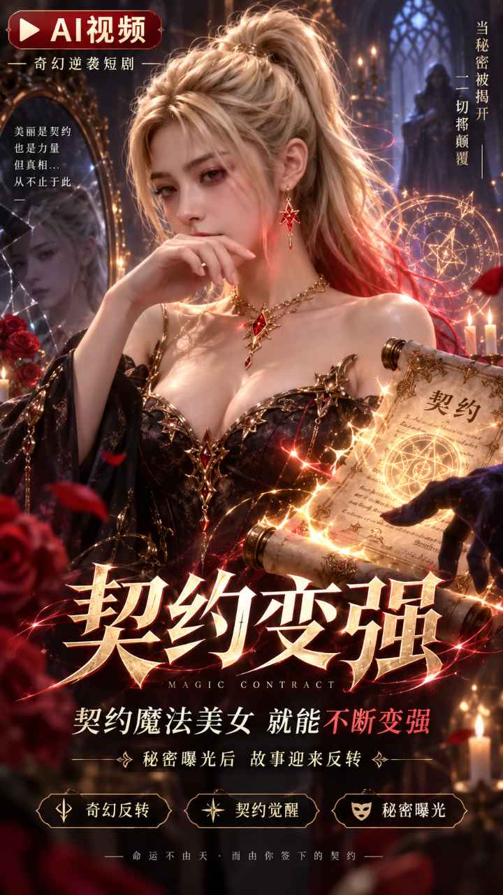 契约魔法美女就能不断变强
