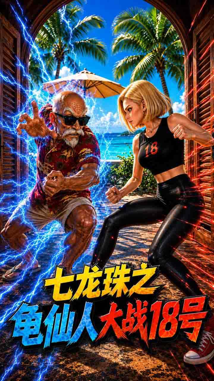 Poster for Dragon Ball: Master Roshi vs. Android 18