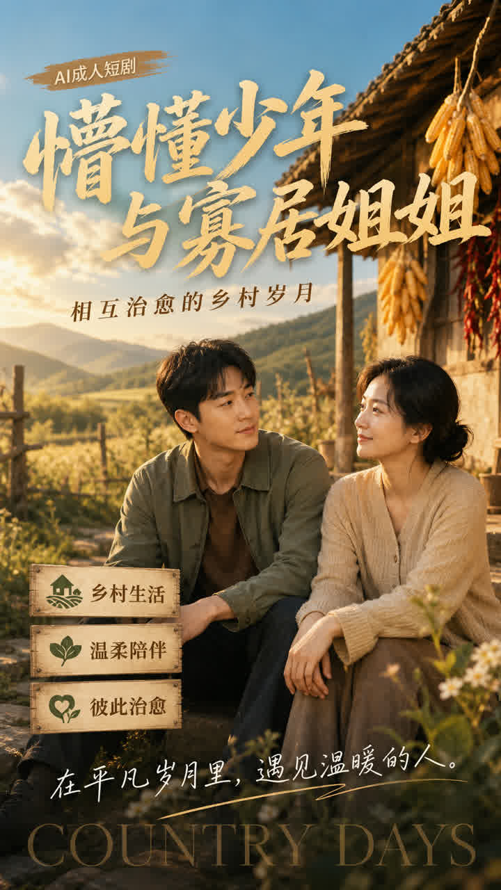 懵懂少年与寡居姐姐相互治愈的乡村岁月 的封面