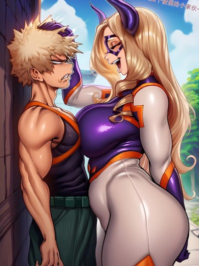 [闲的没事干AI翻译][RENZEN] Mt. Lady x Bakugo 的封面