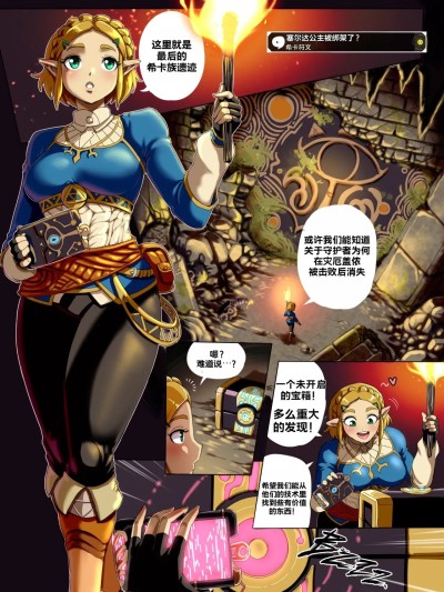 塞尔达公主被绑架 - 同人漫画 포스터