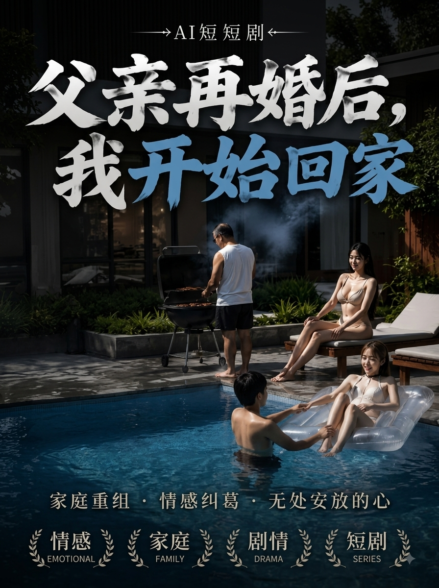 父亲再婚后，我开始害怕回家 포스터